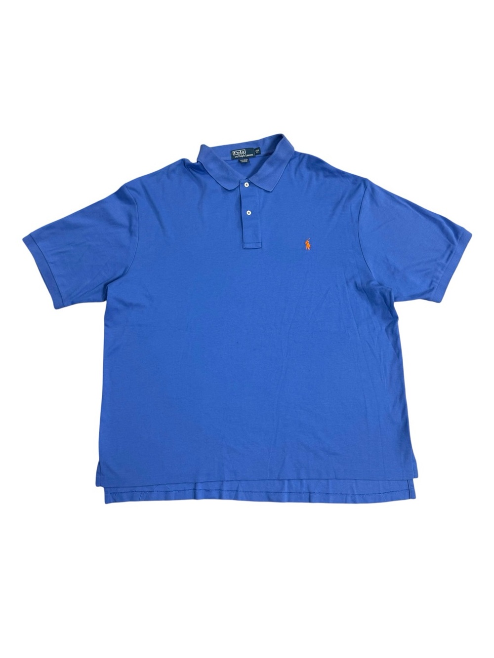 Polo Ralph Lauren Soft Touch Polo Shirt Men’s 2XB XXL Blue Cotton Pony Logo
